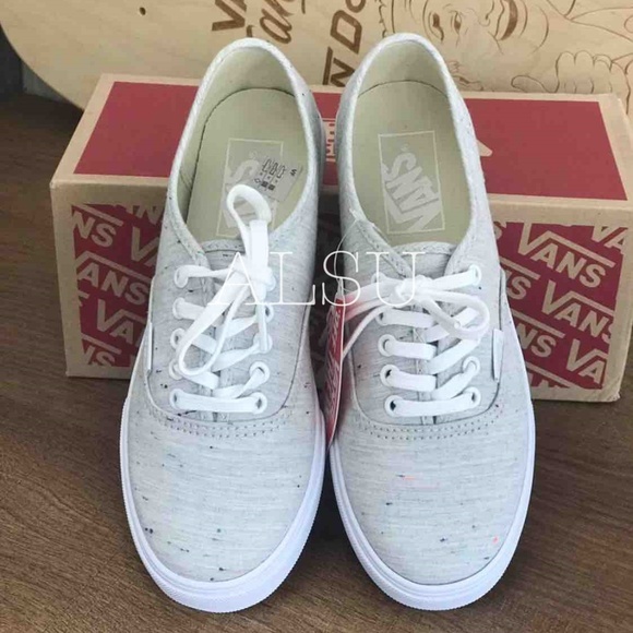 💖MEGA SALE💖VANS Authentic LO PRO Speckle Jersey Gray Lacing Kid's VN0A32R4MT4 - Picture 5 of 8